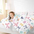 thumbnail image 3 of Erosebridal Colorful Bow Twin Bedding Sets 7-Piece, Cute Jellyfish Shark Bedding Comforter Set, 3 of 7