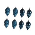 thumbnail image 1 of 8 Pieces Christmas Tree Decorations with Cone Pendant, Christmas Decoration Blue A, 1 of 9