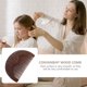 thumbnail image 2 of GOOHOCHY Peine de madera para el cabello, peine de madera portátil, peine para el hogar, peine para el cabello, suministros para el cabello, 2 of 8