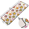 thumbnail image 2 of Dreamtimes Valentine LGBT Heart Rainbow Hallway Runner Rug 2'x6' Kitchen Rug with Rubber Backing Non Slip Entryway Rug Runner Washable Soft Area Rug for Hallway Bedroom Kitchen Decor, 2 of 6