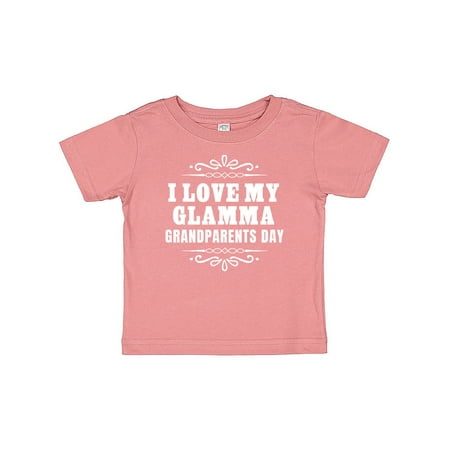 

Inktastic Grandparents Day I Love My Glamma Gift Baby Boy or Baby Girl T-Shirt