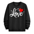 thumbnail image 3 of NuoCaiYun Sweatshirts Men's Crew Neck Fashion Valentine's Day Print Long Sleeve Casual Loose Comfort Pullover Tops, 3 of 6