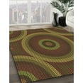 thumbnail image 2 of Ahgly Company Indoor Square Patterned Bakers Brown Area Rugs, 3' Square, 2 of 6