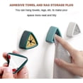 thumbnail image 4 of Adhesive Towel Holder, 4 Pack Tea Towel Holder Self-adhesive Kitchen Towel Holder Wall Mou, 4 of 5