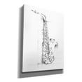 thumbnail image 2 of Epic Graffiti "Saxophone Sketch" by Ethan Harper, Canvas Wall Art, 26"x34", 2 of 8