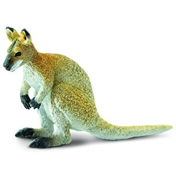 Safari Ltd Wild Safari Wildlife €“ Wallaby €“ Realistic Hand Painted Toy Figurine Model €“ Quality Construction From Safe And Bpa Free Materials €“ For Ages 3 And Up