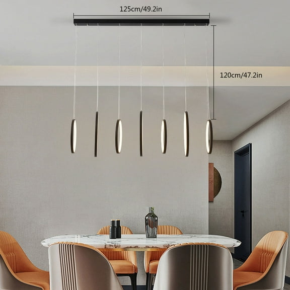 Modern Pendant Lamp LED Geometry Kitchen Island Hanging Ceiling Light Chandelier