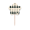 thumbnail image 1 of Electric Guitar Music Vitality Sounds Toothpick Flags Star Lable Cupcake Picks, 1 of 3