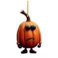 thumbnail image 1 of TIELUTT Pumpkins Pendant Halloween Backpack Key Pendant Acrylic Material Swinging Car Cow Bead Garland 6ft Doorway Garland Door Hanging Decorations String Work Garland Form with Ties, 1 of 4