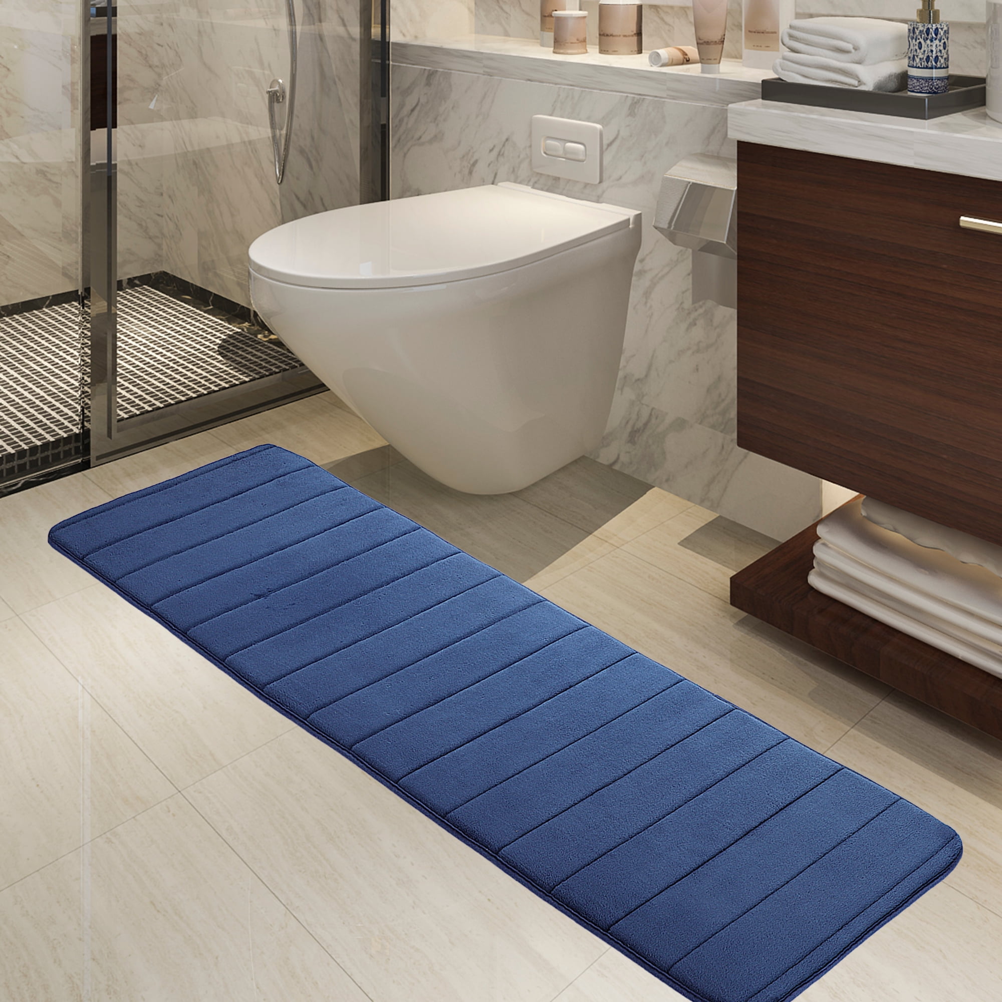 Floor Mat Bathroom Shower Toilet Bath Tub Living Room Door Soft Bathmat 40x120cm 