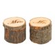 thumbnail image 2 of Rustic Wedding Decor Anillos Contenedor Organizador Organizador Ceremonia Regalos Sr. Sra. Matrimonio Suministros Accesorios de envolver 2 piezas AweSitey HA028185-00, 2 of 7