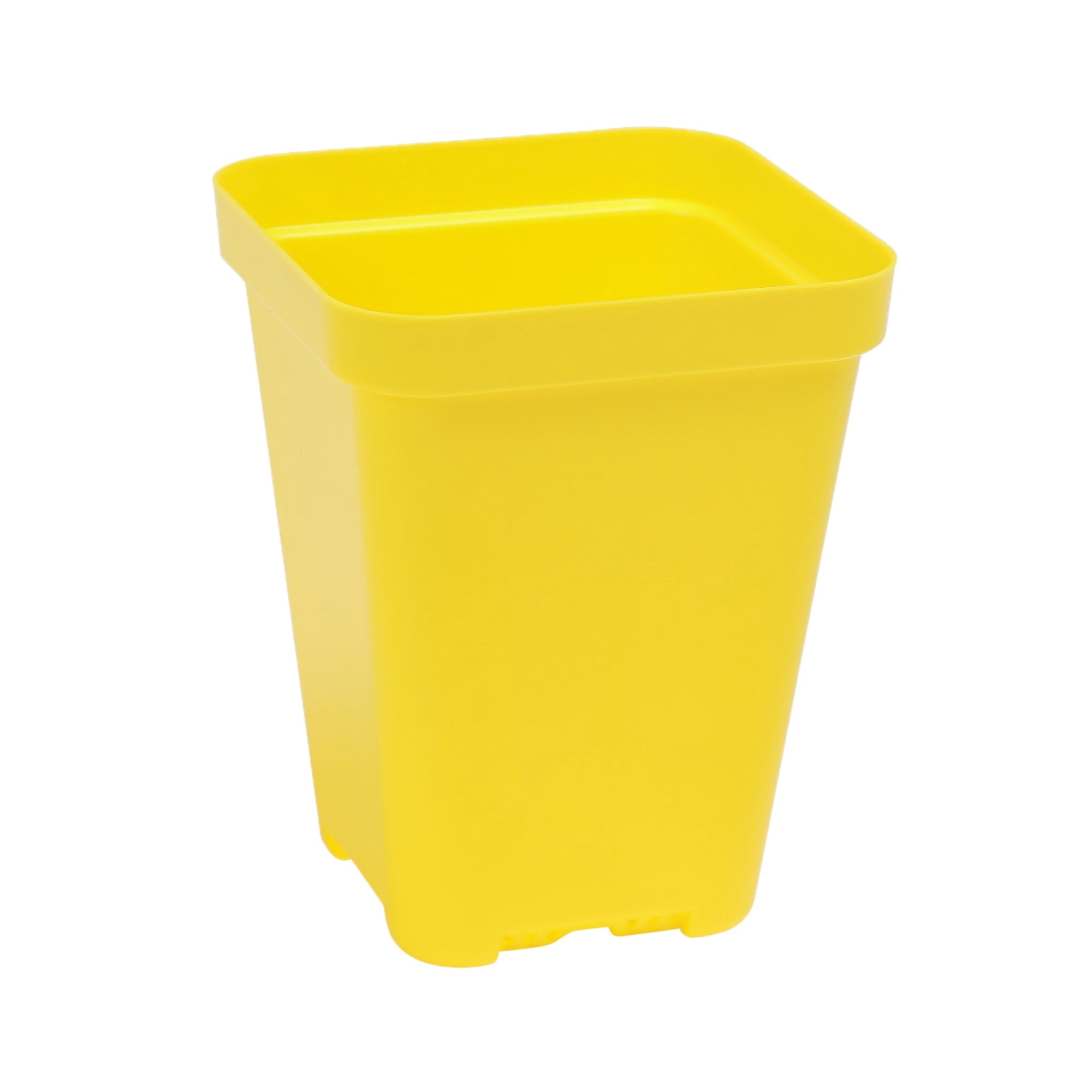 SUNPACK 3.3" x 3.3" Heavy Duty Seed Starting Square Insert Pot, Green, 4" (Pack of 18)