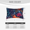 thumbnail image 6 of Haiem Pillowcase for Hair and Skin Queen - Tropical Flower Printed Soft Pillowcase with Envelope Closure-16"x24", 6 of 9