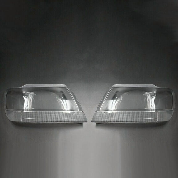 Pair Front Headlamp Headlight Lens Cover L R for Jeep for Grand Cherokee 1999-2004