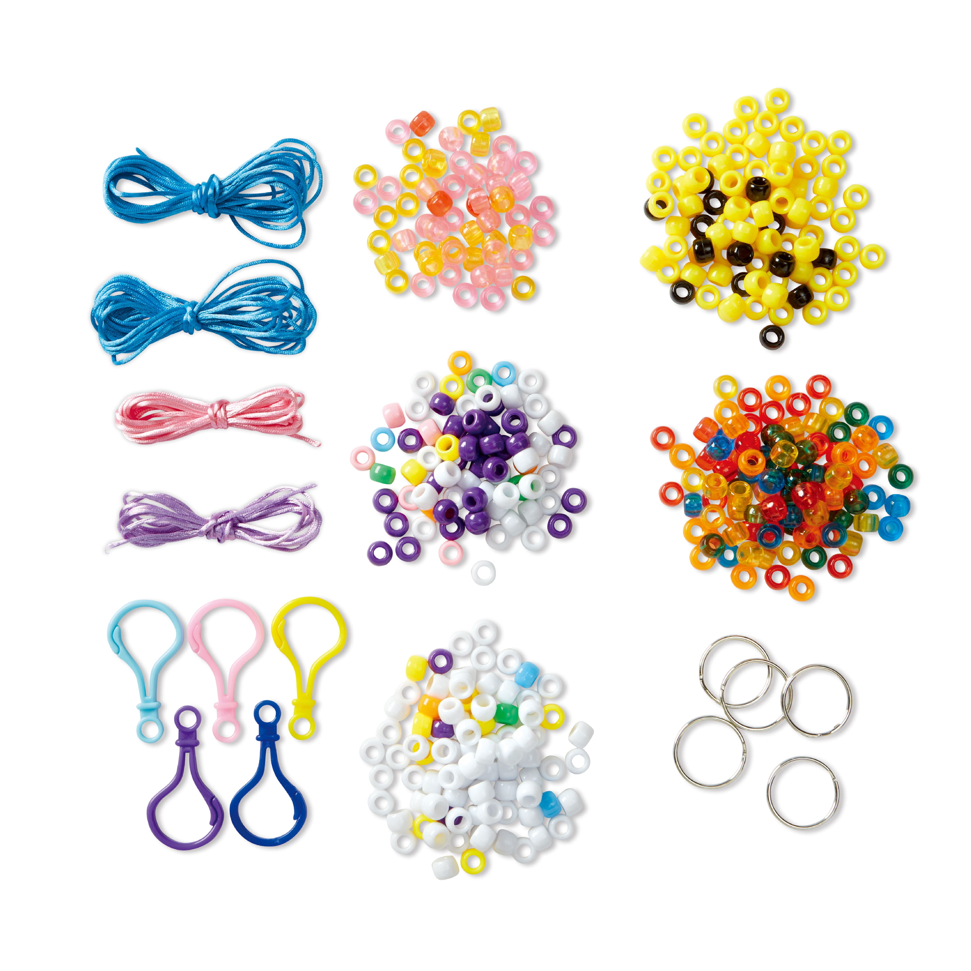 Creatology My 1st Pony Bead Kit, 9 Pack, Assorted Colors, 415 Pieces per Kit, Ages 6 and Up