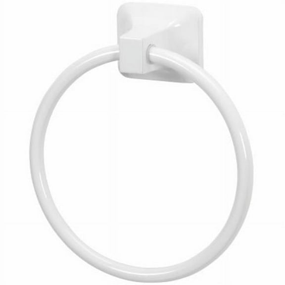 Home Pointe Towel Ring, White