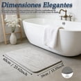 thumbnail image 3 of Tapete de Piedra Diatomita, Secado Rápido, Antideslizante, Natural y Fácil de Limpiar, Ultra Absorbente para Suelos de Baño y Ducha, 3 of 4
