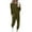 Army Green 2 pieces sets, variant on Womens Lounge Set Holiday Usmixi Two Pieces Outfits for Women Long Sleeve Crewneck Pullover Tops and Elastic Waist Drawstring Jogger Pant Sets Casual Solid Homewear Set Up to 65% off