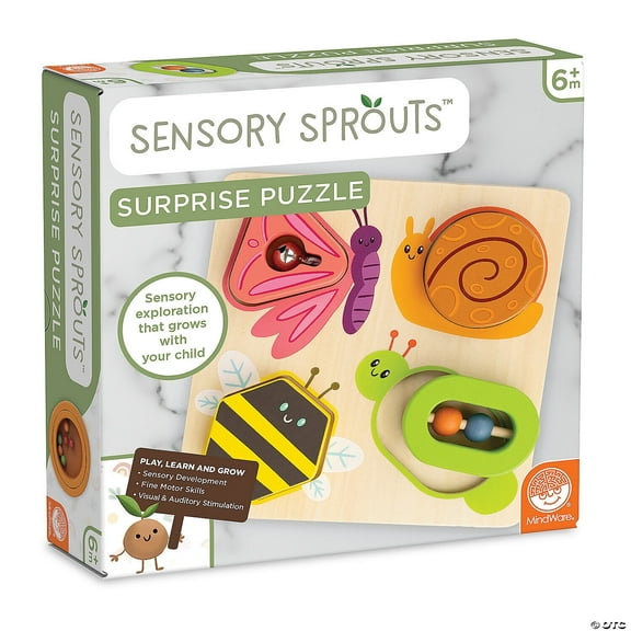 Sensory Sprouts: Surprise Puzzle, (Hardcover)