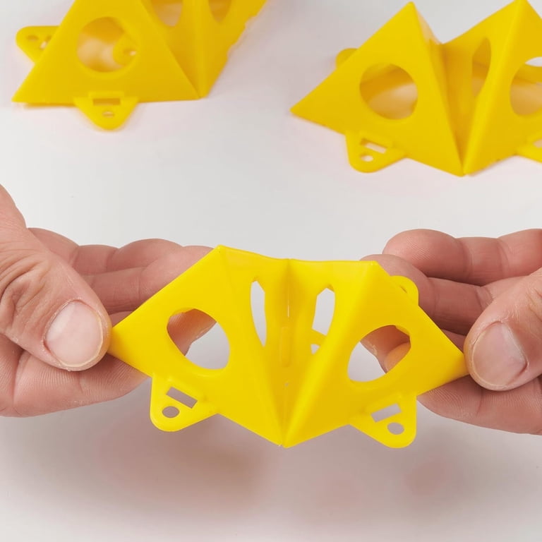 20 Pcs Painter Pyramids - Cone Support Stands For Canvas, Cabinet Doors | Plastic Riser Kit