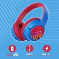 thumbnail image 2 of PowerLocus Auriculares inalámbricos para niños, auriculares Bluetooth para niños, luces LED sobre la oreja con volumen limitado de 74/85/94 dB, tiempo de reproducción de 45 horas, micrófono incorporad, 2 of 5