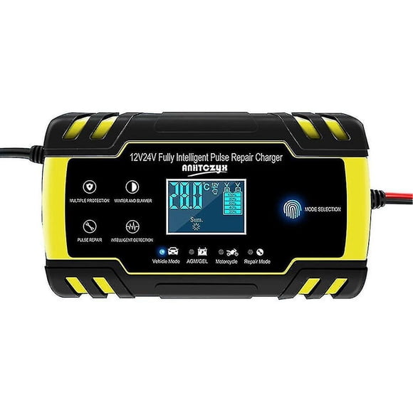 Amdohai Smart Battery Charger 12 / 24v 8a 150ah Car Battery Charger Car