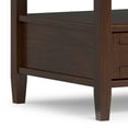 thumbnail image 4 of Simpli Home Warm Shaker Solid Wood 48 inch Wide Transitional Coffee Table in Russet Brown, 4 of 11