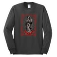 thumbnail image 2 of Wild Bobby, Our Lady of Guadalupe Blessed Virgin Mary Religious, Inspirational/Christian, Men Long Sleeve Shirt, Charcoal, Large, 2 of 3