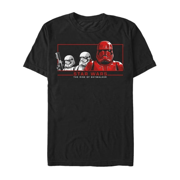 Men's Star Wars: The Rise of Skywalker Sleek Dark Side  Graphic Tee Black Small