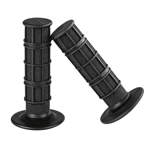 LADYGYM Black Grips Compatible with Q20,7/8 Inch(22Mm)Soft Rubber Grips Compatible with Q20 Accessories,Scooter Grips Handlebar Hand Grips for Motorcycle,Mini Bike,Dirt Bike,2Pcs