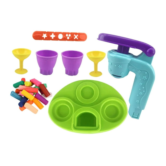 Máquina de helados, juguetes de arcilla, cooperación práctica, juego de simulación, juguete educativo Estilo B