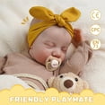 thumbnail image 5 of RSG Reborn Baby dolls Lifelike 17'' Soft Cloth Body with Accessories, Newborn Toy for Kids Age 3+, 5 of 6