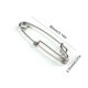 thumbnail image 5 of Greeniant Clips de pesca de acero inoxidable resistente, accesorios giratorios de palangre cerrados, diseño único, gancho de hebilla de liberación Pescar 2.0*80 Greeniant OD025318-02, 5 of 6
