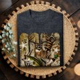 thumbnail image 3 of Jollimate Hunting and Fishing T-Shirt, American Flag Outdoor Graphic Tee, Patriotic Buck Shirt for Men, 3 of 6