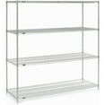 thumbnail image 3 of Global Industrial 18547Z 54 x 18 x 74 in. Nexel Poly-Z-Brite Wire Shelving, Clear, 3 of 4