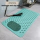 thumbnail image 3 of Alfombrilla antideslizante para baño, color liso, con ventosa, impermeable y resistente a la suciedad, ideal para hoteles A, 3 of 5