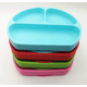 thumbnail image 2 of Platos con ventosa para bebés, niños pequeños, manteles individuales de silicona para niños que se adhieren a las bandejas y mesas de sillas altas, platos para bebés, platos para niños Zhivalor SYN044-3, 2 of 4