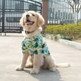 thumbnail image 5 of Large Dog Hawaiian Costume, Dog's Cool T-Shirts Summer Clothes, Hawaiian Shirt for Large Dogs, Design for Summer Luau Style Beach Camp Vacation 4XL, 5 of 7