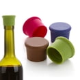 thumbnail image 2 of Tapones para Botellas de Sílice (grado Alimenticio) 10pcs Tapones Sellados con Corchos Verde, 2 of 9