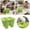 Green, variant on 6-Cavity Food Grade Silicone Maker, Homemade Ice Pop Mold with Lid & Handle, Easy Release DIY Mold for Kids & Adults