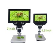 7 Inch HD LCD 12MP Digital Microscope Electron Microscope ,Wide and Clear Vision
