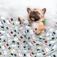 thumbnail image 3 of Yiaed Colorful Hat Snowman Print Dog Blankets-Cat Blanket Washable for Couch Protection,Puppy Blanket, Soft Plush Reversible Throw Furniture Protector-Large, 3 of 8