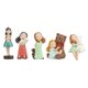thumbnail image 3 of Estatuas de niña, modelo de regalo, figuras decorativas de niña, adorno de escritorio para encimera 5 piezas, 3 of 9