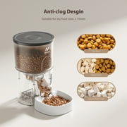 IMIPAW Automatic Cat Feeders, 3L Timed Cat Food Dispenser with Clog-Free Design, Dog Pet Feeder