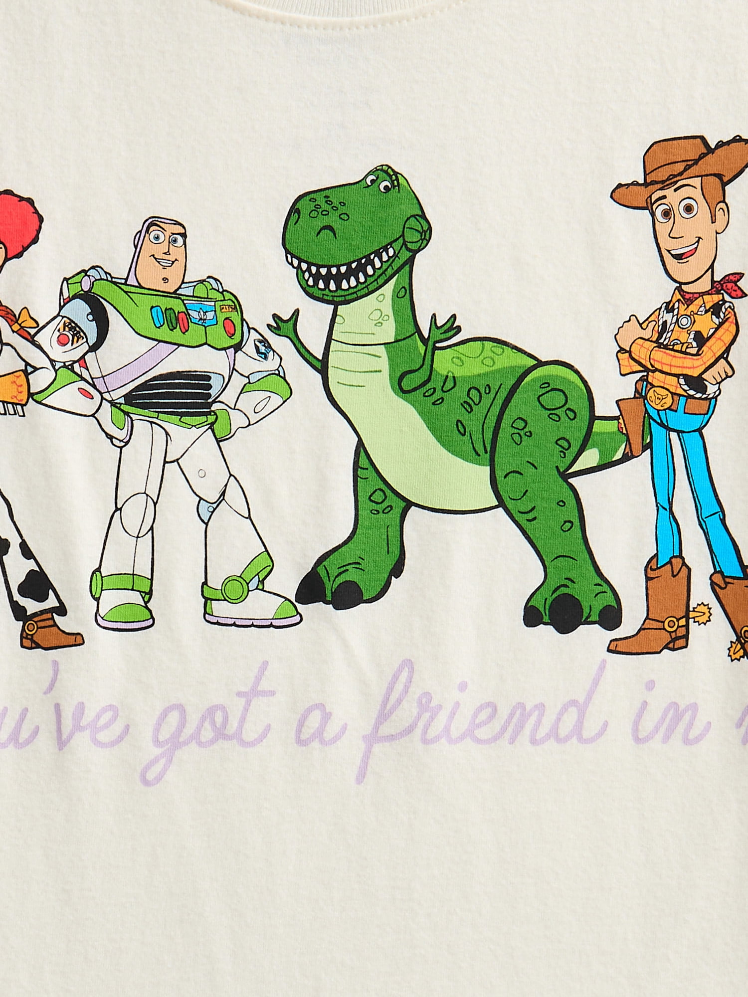 Pixar Toy Story Toddler Graphic Crewneck Tee with Short Sleeves, Sizes 12M-5T