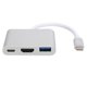 thumbnail image 5 of Adaptador usb c 3 en 1 adaptador usb c convertidor usb c puerto usb c adaptador usb c interfaz multimedia de alta definición adaptador USB C 31 3 en 1 Hub Converter Dock de alta ANGGREK Otros, 5 of 8