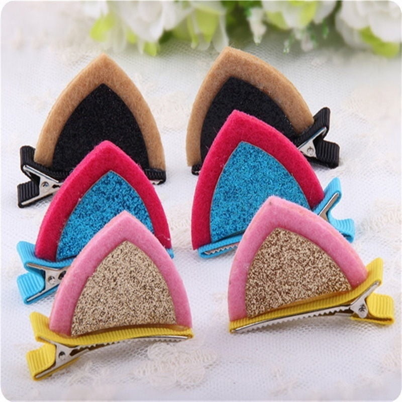 cat ear barrettes