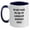 White/Navy, variant on Funny Landscape Designer Gifts from Friends for Graduation Unique Two Tone Coffee Mug - 'Do Not Make Me Use My Landscape Designer Voice'