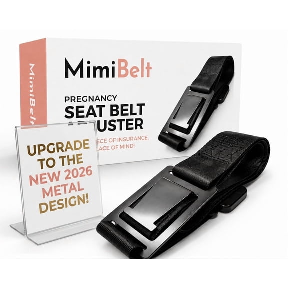 Pregnancy Seat Belt Adjuster, Maternity Belt Positioner for Expectant Moms, Adjustable Belly Comfort Strap, Daily Car Driving Use, Universal Fit
