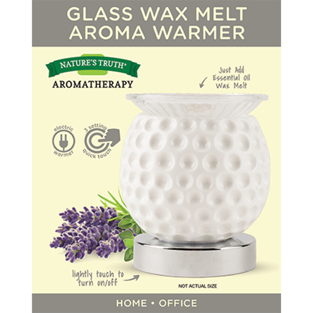 Nature's Truth Aromatherapy Glass Wax Melt Aroma Warmer